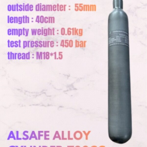 Tabung Alsafe Scuba Komposit 700cc drat M18